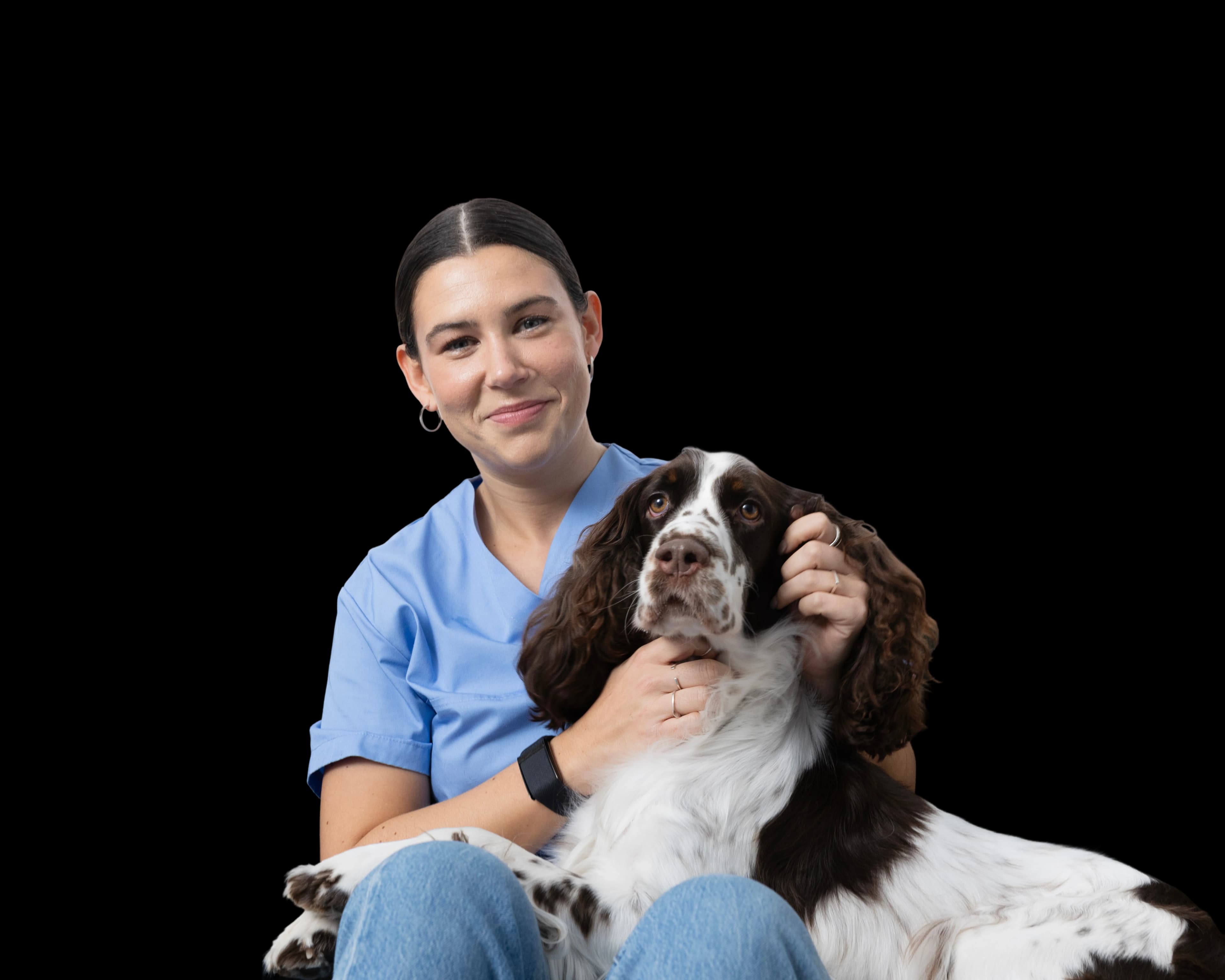 Vétérinaire et chien